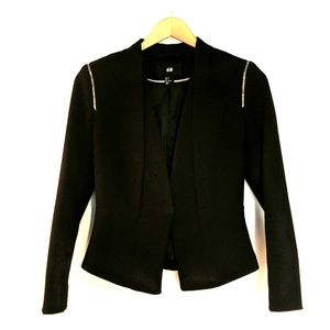 H&M blazer with silver detail